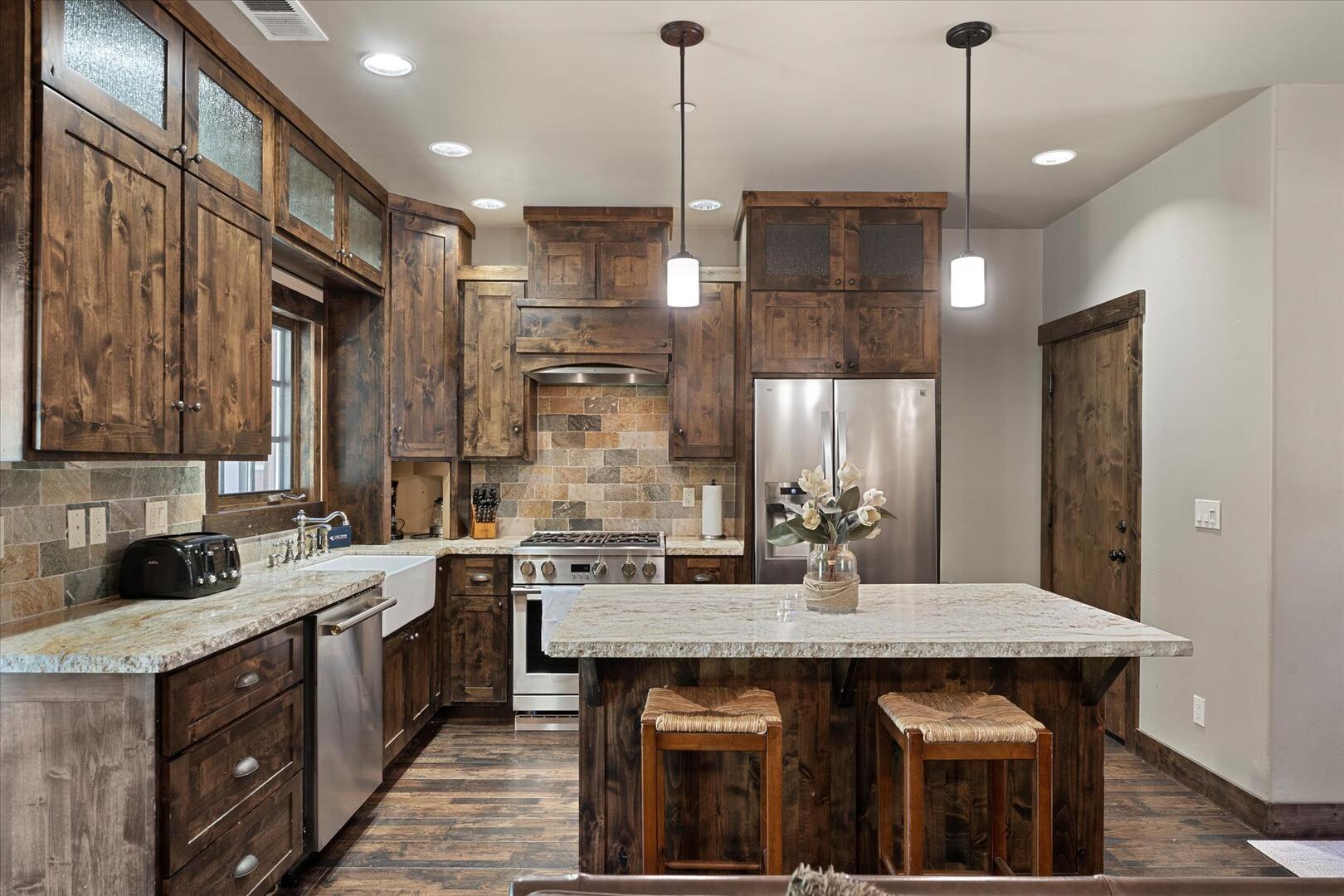 Lake Tahoe Long Term Rental Kitchen