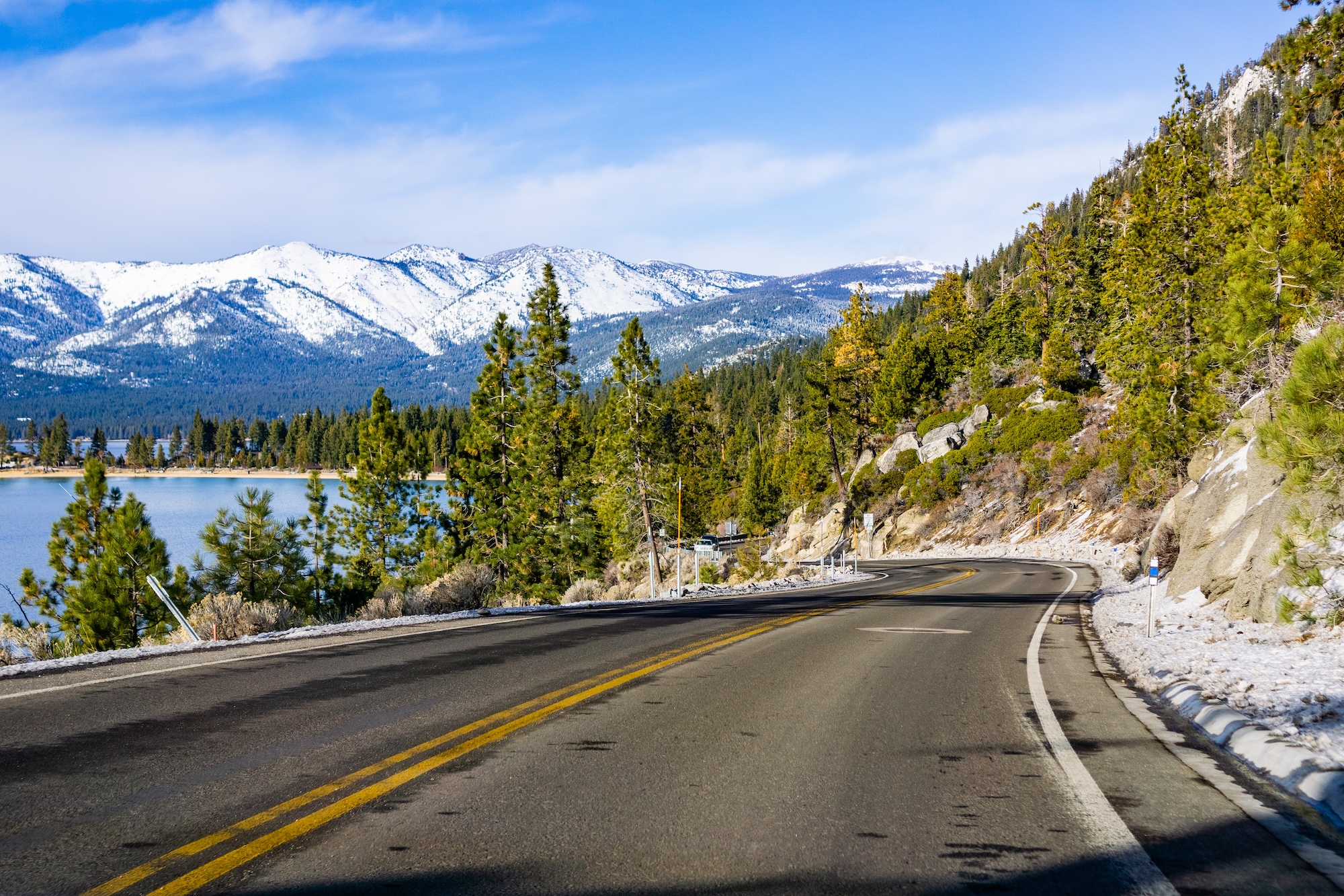 early spring Lake Tahoe getaway