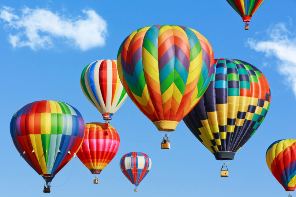 Hot air balloons