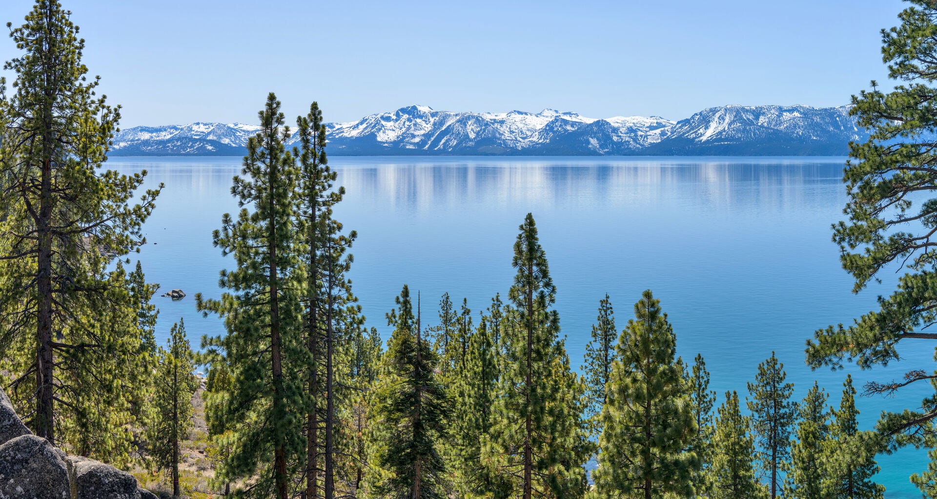 a view of Lake Tahoe