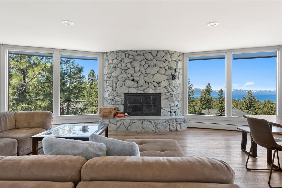 living area in one of our South Lake Tahoe rentals
